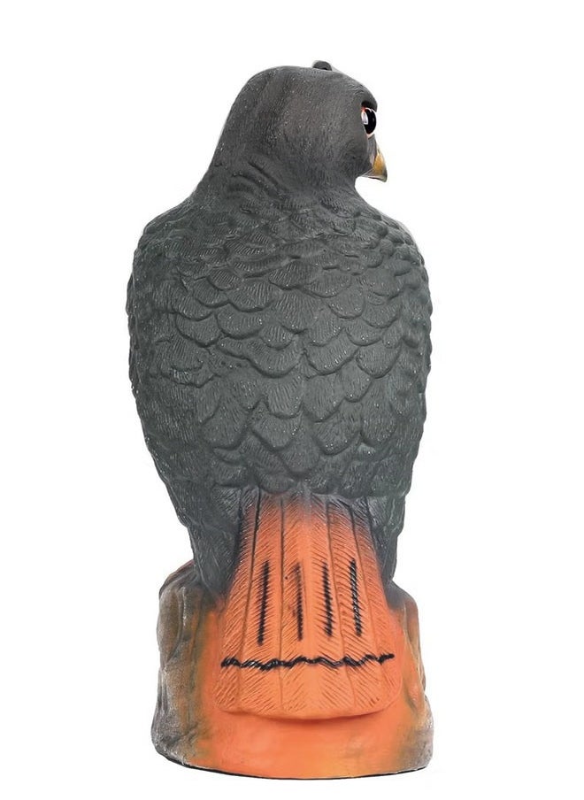 Realfrog Bird Control Scare Device, Realistic Falcon Statue, Bird Repelling Falcon, Plastic Bird Scarecrow, Eagle Decoy For Garden Protection And Outdoor Decoration 1 Piece  - Image 2