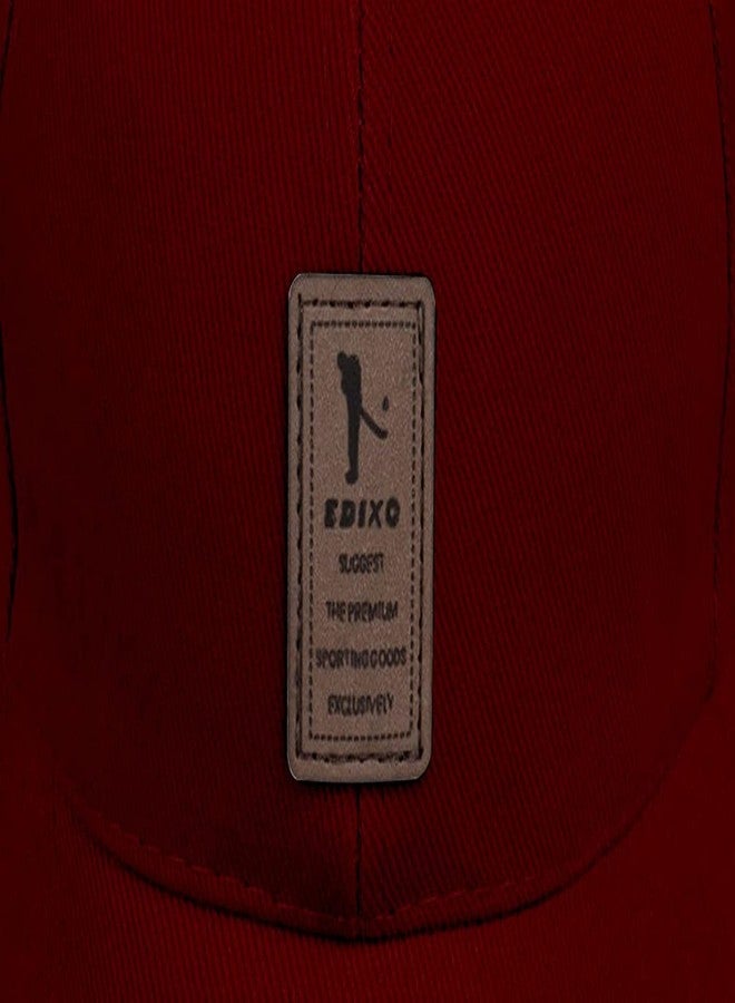 PUTHAK Unisex Cotton Cap (Pack Of 1) (PL-3362_Maroon_Free Size) - Image 2