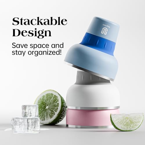 magcheer 16 oz Cocktail Tumbler with Lid and Straw - Stainless Steel Insulated Margarita Tumbler - 320° Sippable Stemless Wine Cup for Party | Black - Image 5