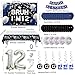Nigifter 12th Birthday Decorations for Boys Girls 54 PCS Blue Black Party Decorations 12 Year Old Boy Birthday Party Supplie with Banner Backdrop Hanging Swirls Tablecloth Bruh Im 12 Party Supplies - Image 4