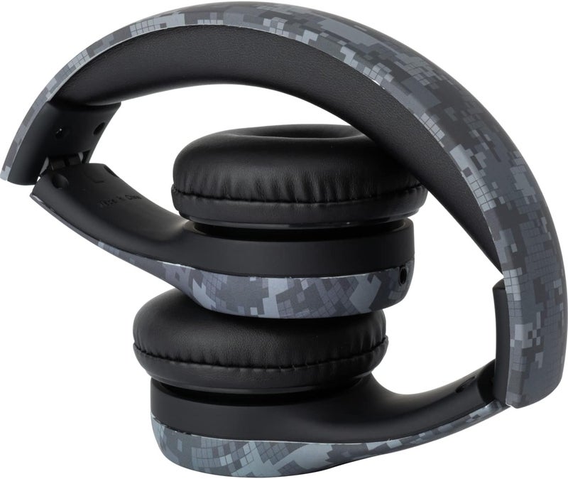 Snug Play+ Kids Headphones – Volume Limited 93dB for Safe Listening – Foldable, Durable Headphones for Toddlers, Boys & Girls – Tangle-Free Cord – Ideal for Travel, School, Tablets - Black Digi Camo - Image 2