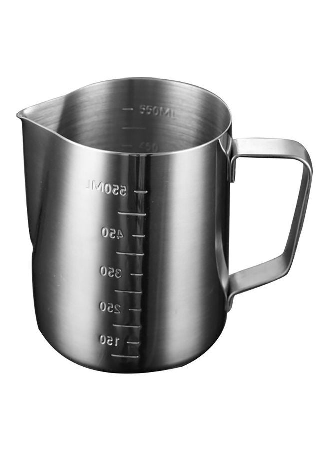 NIBEMINENT Stainless Steel Sharp Spout Scale Measuring Cup Silver  - Image 1
