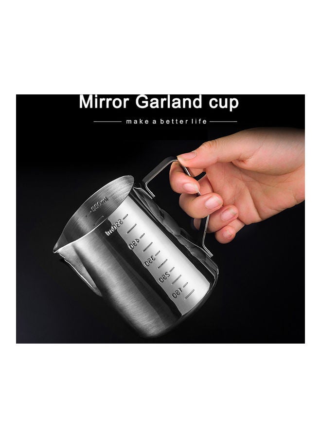 NIBEMINENT Stainless Steel Sharp Spout Scale Measuring Cup Silver  - Image 4