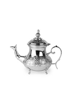 Cuisine Art Moroccan Brass Teapot - Zwin, 350ml, Silver Handcrafted Traditional Tea Pot for Authentic Moroccan Tea Ceremony - pzsku/Z3C9452207E2BD093B338Z/45/_/1738834758/436162d4-79d6-4bd8-bf44-f5f650fff86c