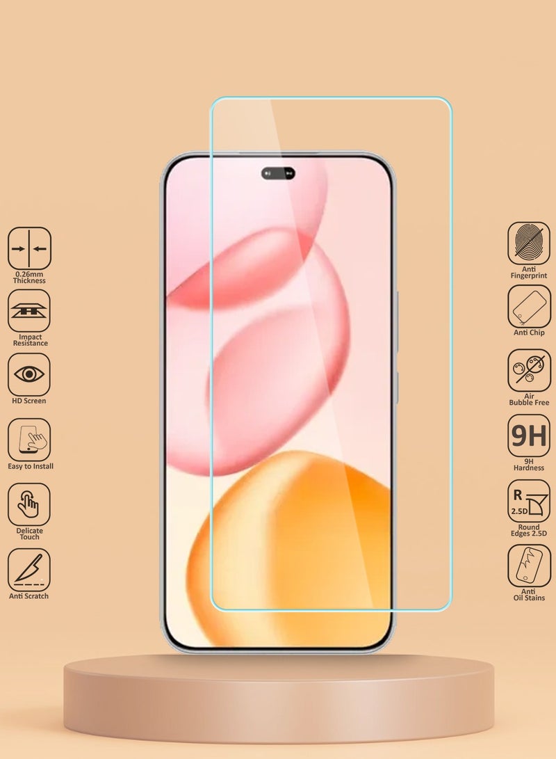 Techie Honor 400 5G Screen Protector HD Tempered Glass – 9H Hardness, Anti-Glare, Anti-Bubble, Ultra-Thin 0.33mm with Rounded Edges & Easy Installation - Image 2