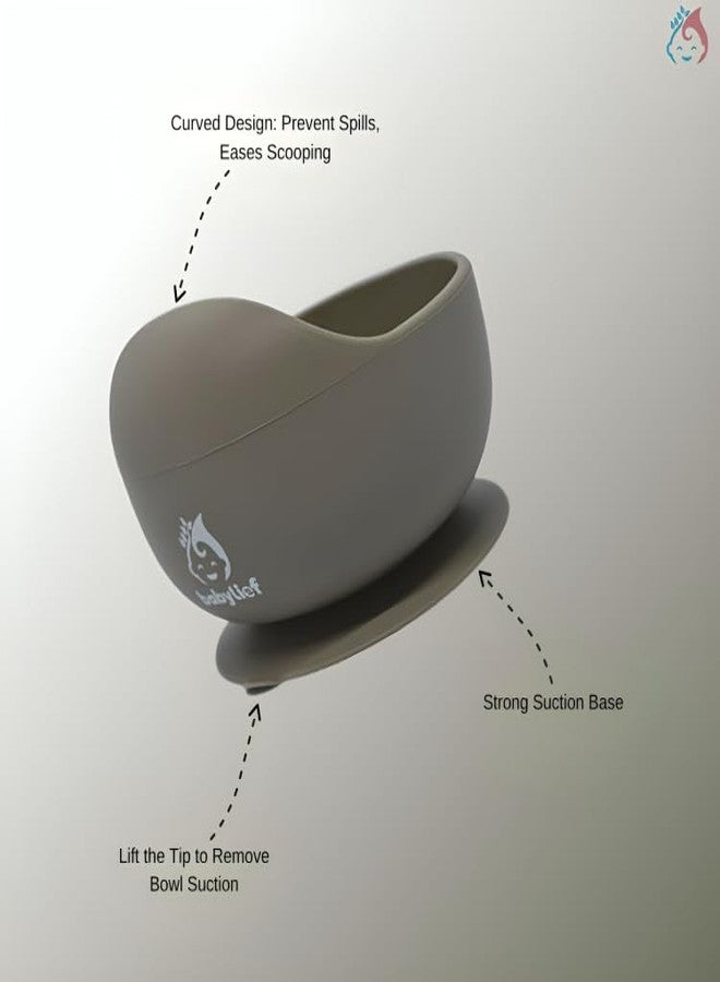 Babylief™ Silicone Baby Suction Bowl (Sage) - Image 4