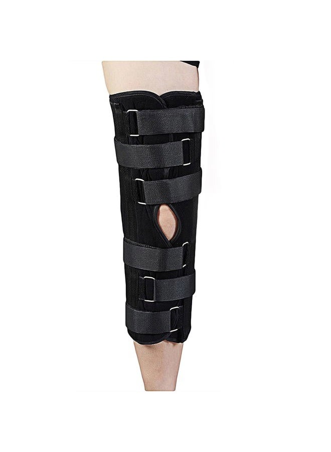 TANDCF Knee Immobilizer Secure Comfort Knee Brace & Stabilizer for Recovery,Knee Fractures,Instability, ACL,MCL,Meniscus Tear,Arthritis,Displacement & Post Surgery Recovery,Height 18.1" Universal - Image 1