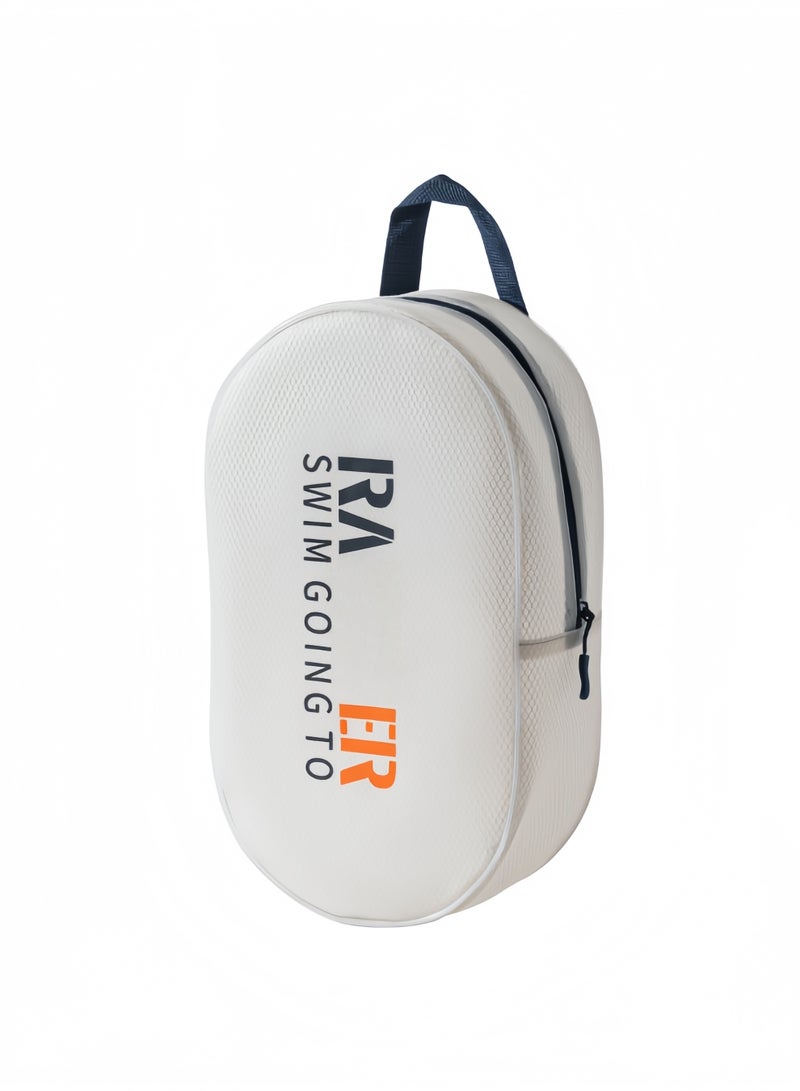 Waterproof hanging cosmetic bag, travel shower bag, multifunctional large toiletry bag, beige travel bag, beach handbag, bathroom bag, sports portable bag - Image 1
