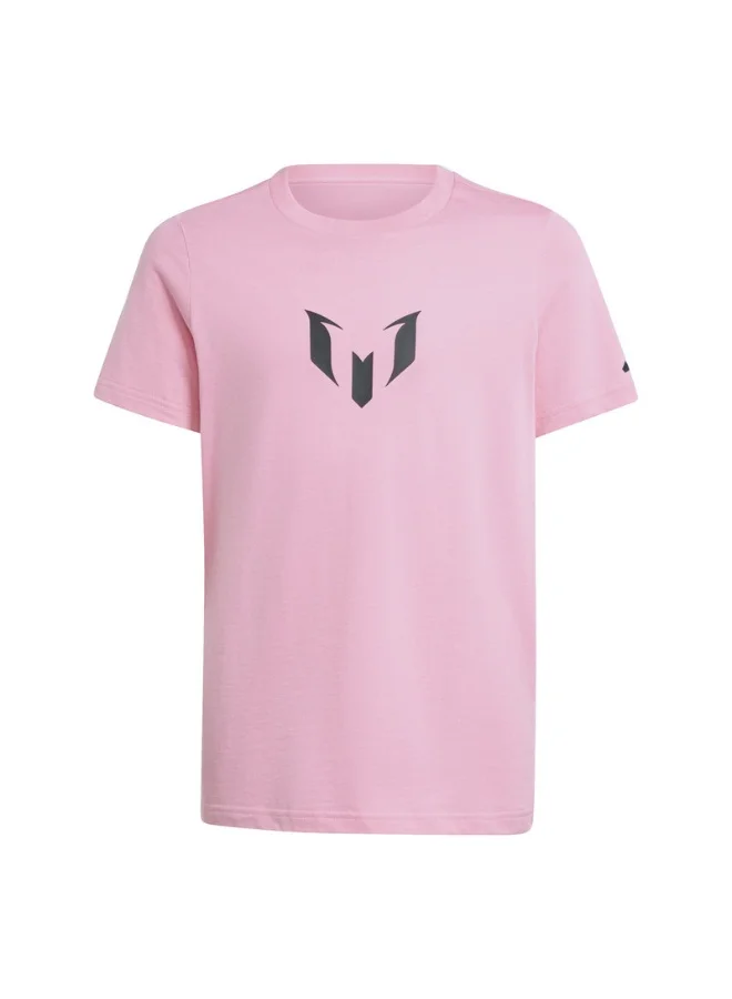 Adidas Adidas Y Messi N&N G T M Pink Football/Soccer T-Shirts For Men