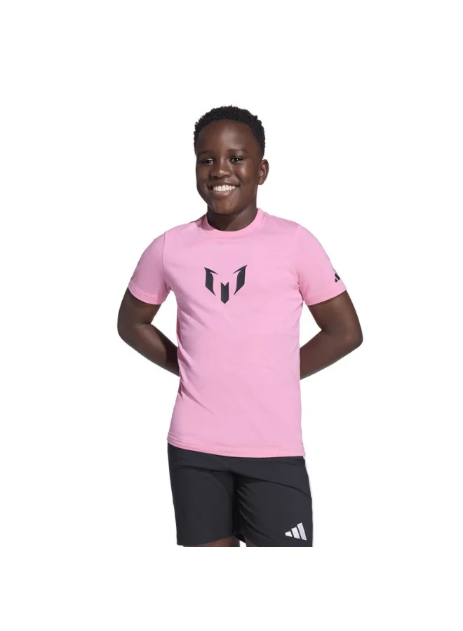 Adidas Adidas Y Messi N&N G T M Pink Football/Soccer T-Shirts For Men