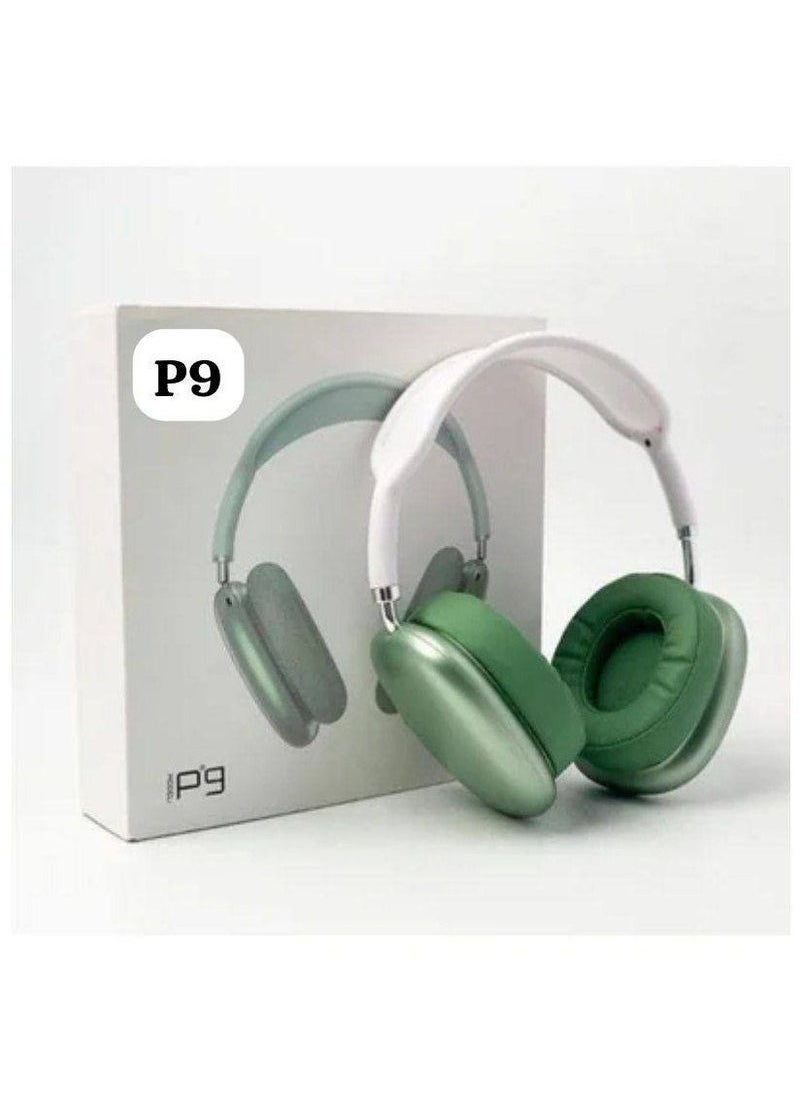 Generic - P9 Plus Bluetooth Headset Exceptional Sound, AirPods Compatible, Comfortable Design, Enhanced Bluetooth Connectivity, Built-in Mic Perfect for Immersive Audio, Travel, and All-Day - Image 1