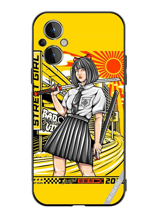 VR CREATIVE Protective Case Cover For OnePlus Nord N20 5G Samurai School Girl Design Multicolour - Image 1