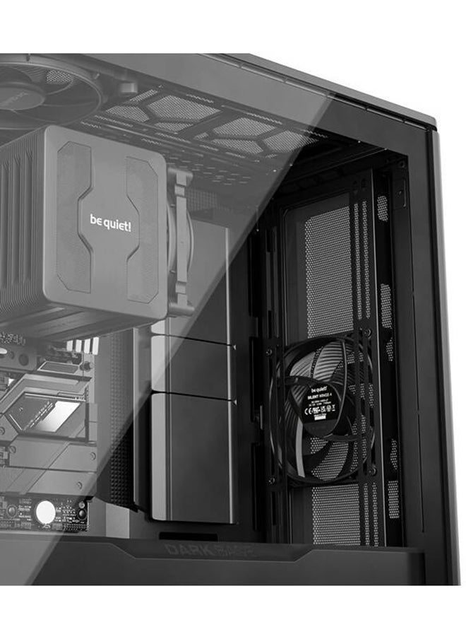 be quiet! - Dark Base 701 Mid Tower Computer Case, 3x Silent Wings 4 140mm Pre-Installed Fans, Up to 360mm Radiator & 8x Fans Support, Tempered Glass Window, Black | BGW58 - Image 1