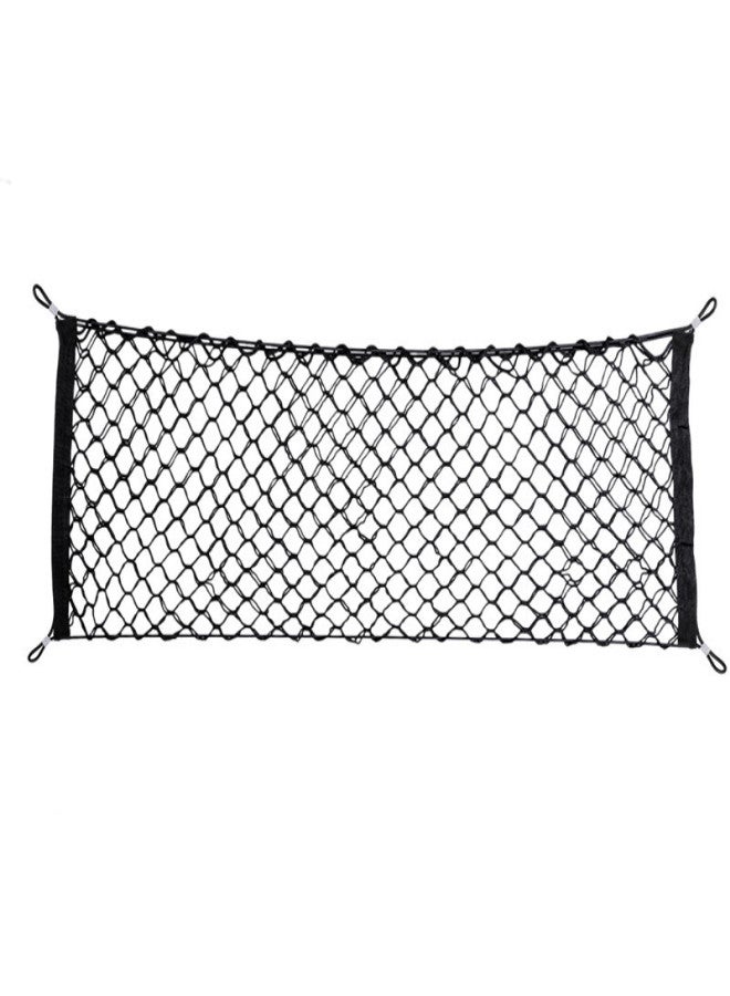 Universal trunk net pocket tail box net cover car luggage net trunk luggage net cover net storage net double layer vertical net 90*40CM - Image 2