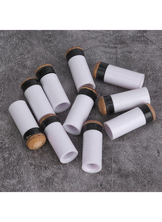 Thoraya 10PCS Snooker Pool Cue Pole Tip Billiards Rod Stick Replacement Parts Repair Tool Supplies Accessories12mm  - Image 5