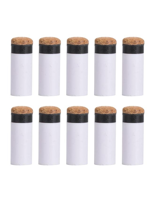 Thoraya 10PCS Snooker Pool Cue Pole Tip Billiards Rod Stick Replacement Parts Repair Tool Supplies Accessories12mm  - Image 3