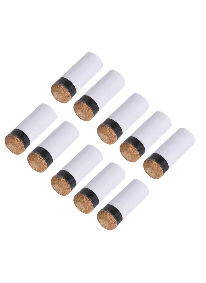 Thoraya 10PCS Snooker Pool Cue Pole Tip Billiards Rod Stick Replacement Parts Repair Tool Supplies Accessories12mm  - Image 2