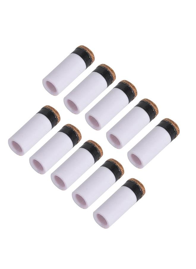 Thoraya 10PCS Snooker Pool Cue Pole Tip Billiards Rod Stick Replacement Parts Repair Tool Supplies Accessories12mm  - Image 1