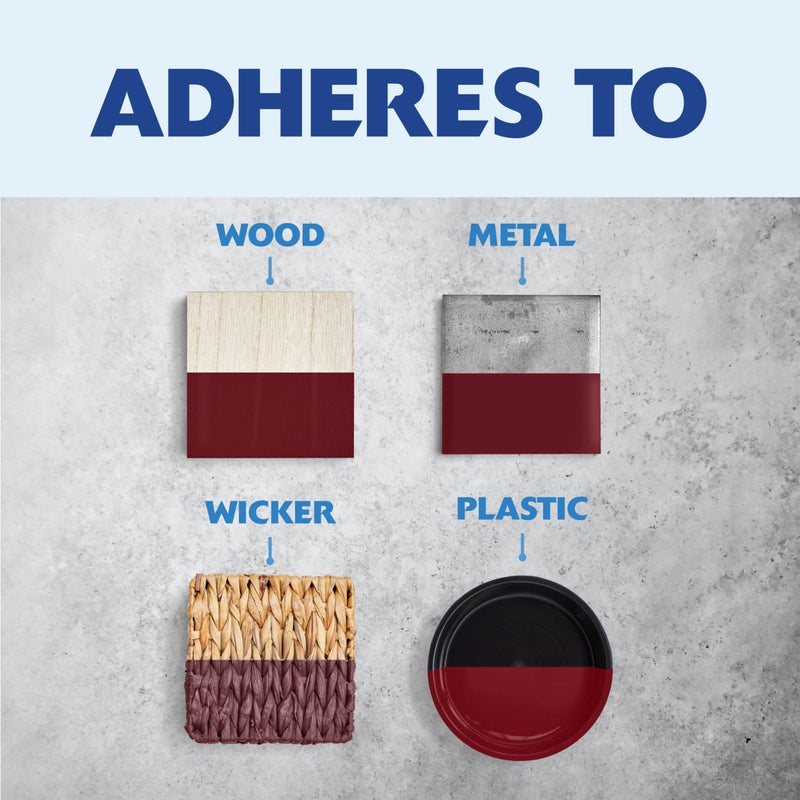 RUST-OLEUM رش طلاء رست-أوليوم 334051 لمسة الرسام 2X تغطية فائقة، 12 أونصة، لون كرانبيري لامع - Image 5