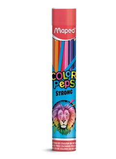Maped Color Pencils Strong X12 Metal Tube 