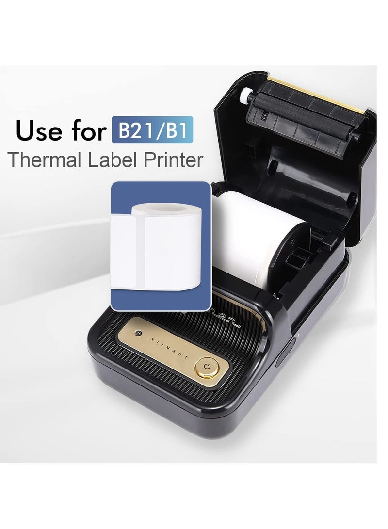 NIIMBOT B21/B1/B3S Label Printer Tape Compatible with Niimbot Printer, Barcode Address Label Printer Paper Yellow Waterproof Anti-Oil Scratch-Resistant Sticker 50 x 30 mm 230 Labels, Yellow - Image 5
