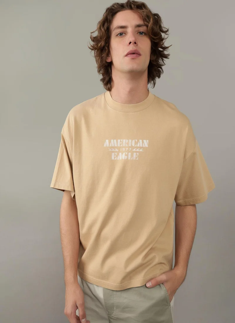 امريكان ايجل Logo Graphic Crew Neck T-Shirt