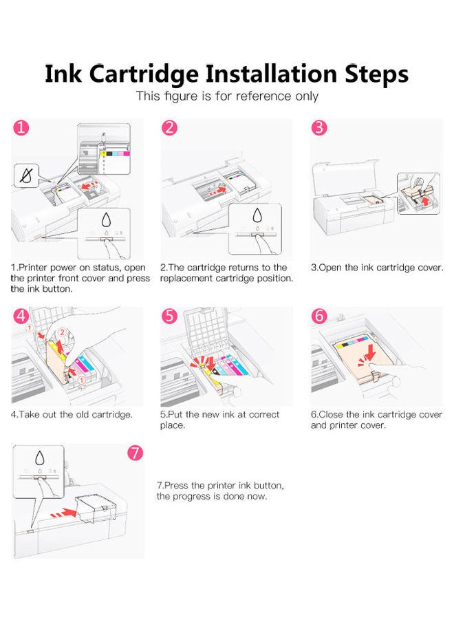 NIBEMINENT Compatible Ink Cartridge Cyan  - Image 4