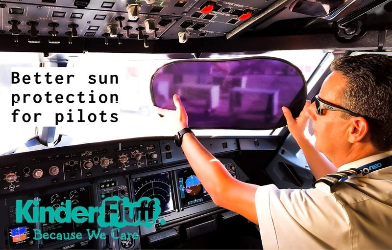 kinder Fluff Car Window Shade (4Pack)-The Only Certified Cockpit & Car Window Shade for Baby & Pilots Proven to Block 99.95% UVR -Mom's Choice Gold Award- Aircraft & Side Window Sunshades - Standard - Image 4