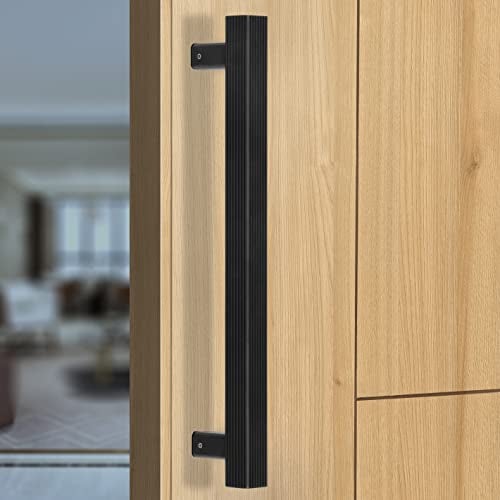 Plantex Heavy Duty Door Handle/Door & Home Decor/14-inches Main Door Handle/Door Pull Push Handle/3 Years Warranty Pack of 1 (236-Black Finish) - Image 1