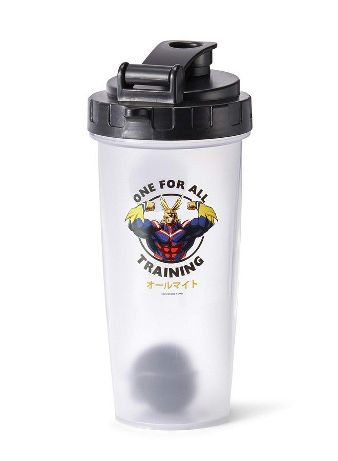 جاست فانكي زجاجة خلط My Hero Academia All Might Training Gym Shaker | مثالية لمشروبات البروتين ومزيج ما قبل وبعد التمرين والمزيد | تتضمن كرة خلط - Image 1
