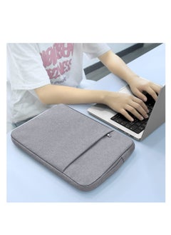 13 Inch Laptop Sleeve Case for 2022 Newest MacBook Air 13.6" with M2 Chip (Model:A2681) & MacBook Pro 13.3" with M2 Chip Portable Canvas Laptop Bag with Handle Protective Accessories (Grey)