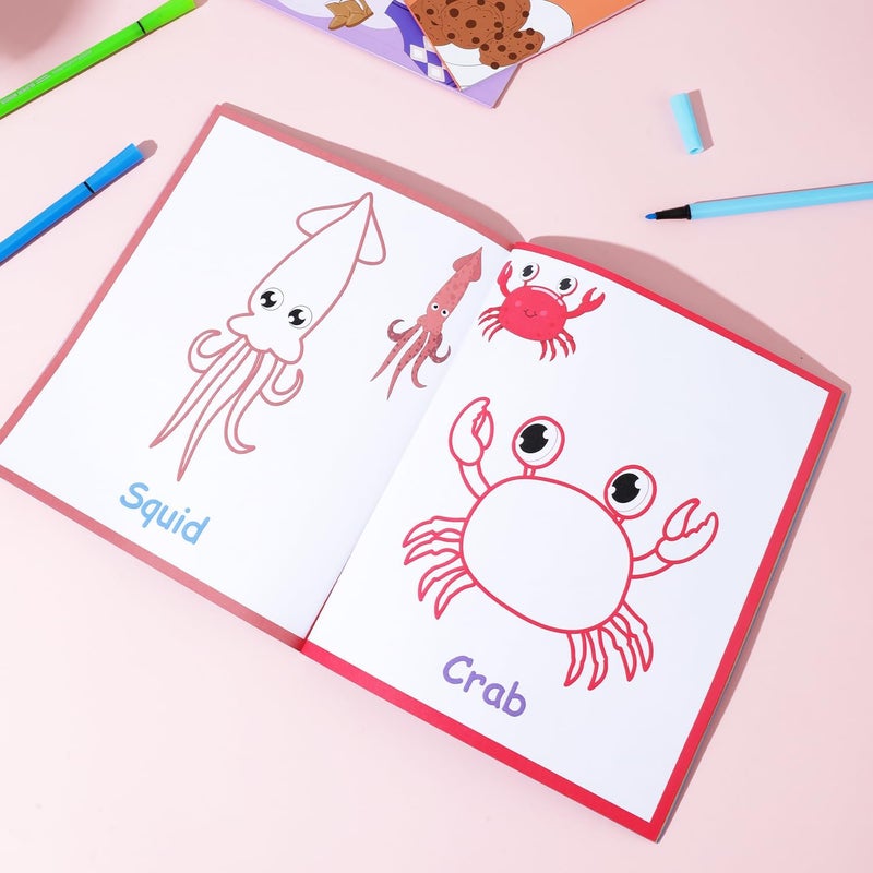 Deli EN041 12-Sheets Assorted Coloring Book - 210 x 180 mm - Image 5