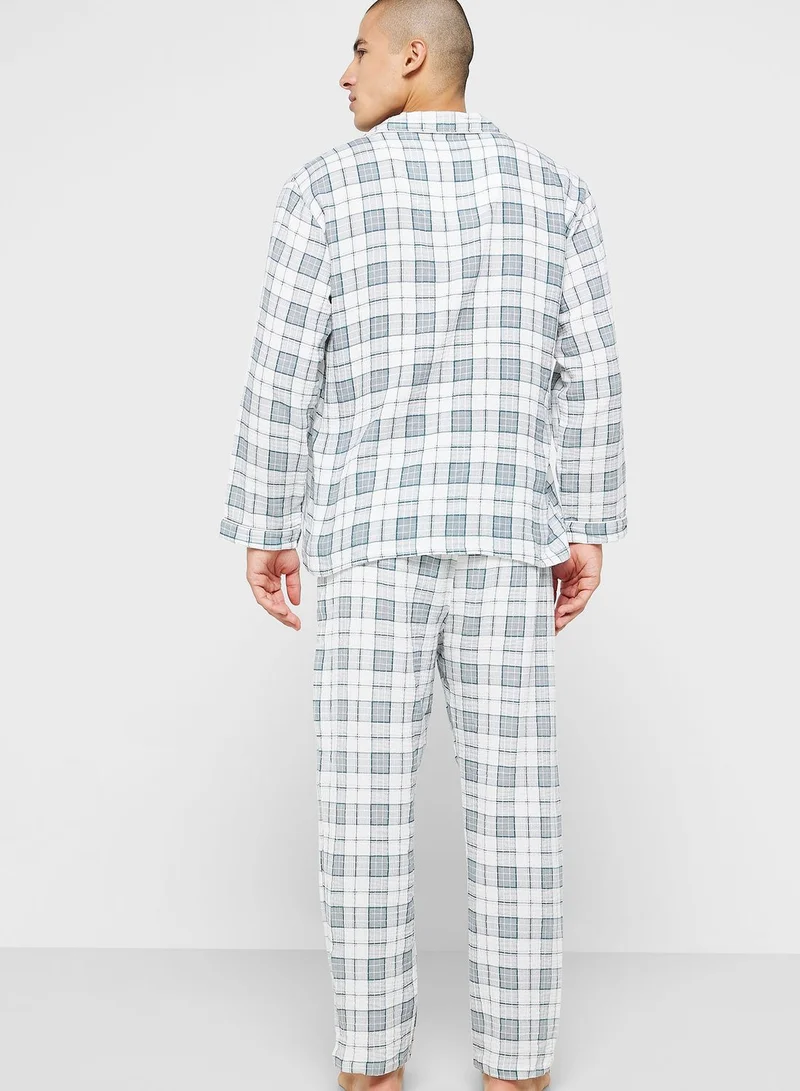 Robert Wood Check Pyjama Set