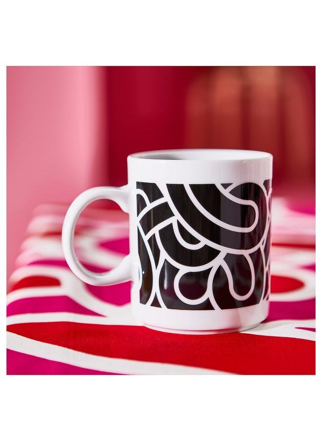 Generic - Mug Patterned White And Black 32 Cl - Image 1