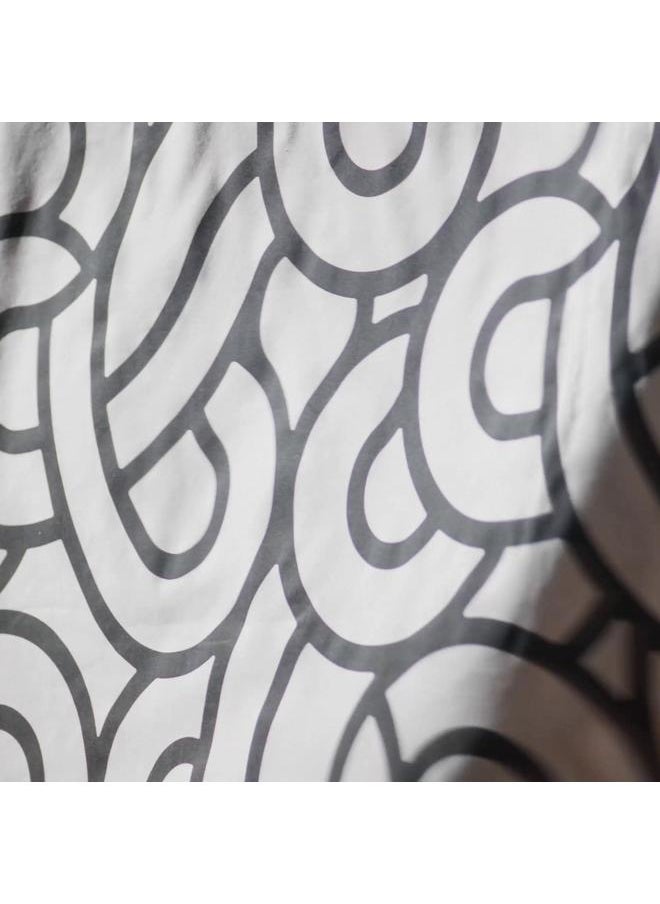 Generic - Mug Patterned White And Black 32 Cl - Image 1
