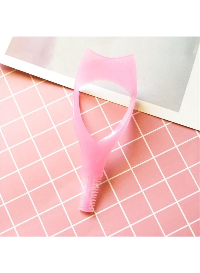 Generic Pink Mascara Shield with Curling Comb
