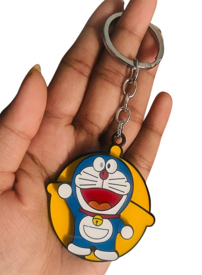 mohaa Doraemon Keychain Spinner - Adorable Cartoon Metal Keyring | Ideal Keychain for Bike, Scooty, Car & Bag Charm | Gift for Kids & Anime Fans - Image 5