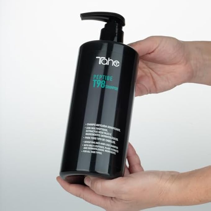 Tahe PEPTIDE T98 THICKENING ANTI-HAIR LOSS SHAMPOO WITH MULTIPEPTIDES AND PLANT EXTRACTS THAT STRENGTHENS AND NOURISHES HAIR (750 ML) - Image 3