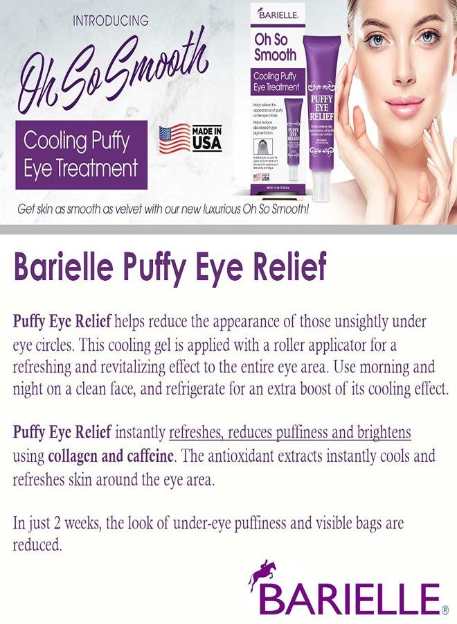 BARIELLE Oh So Smooth Cooling Puffy Eye Treatment .34 oz. - Image 2