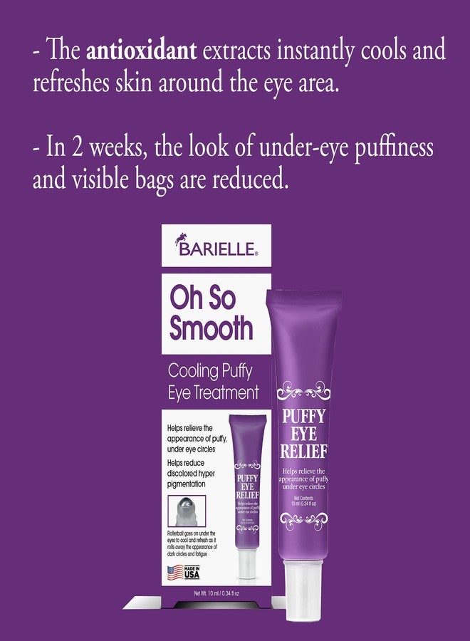 BARIELLE Oh So Smooth Cooling Puffy Eye Treatment .34 oz. - Image 4