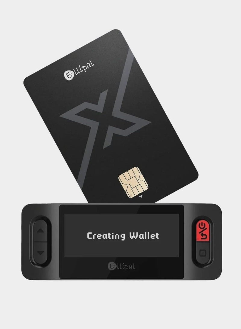ELLIPAL X Card Cryptocurrency Hardware Wallet (3-Card Set) + CryptoKIT Premium Bundle (6-Months) | Official UAE Reseller, Air-Gapped Cold Storage, EAL6+ Security Chip, NFC Tap & Go, iOS & Android - Image 1