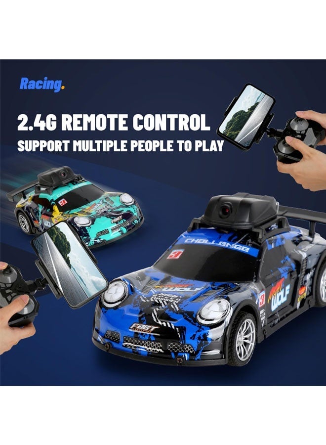 بيوينتي Beauenty 2.4G سيارة سباق التحكم عن بعد ، سيارة فيديو كاميرا واي فاي عالية الوضوح ، مجهزة بالإضاءة ، شحن USB والاكسسوارات ، سيارة التحكم عن بعد الانجراف في الهواء الطلق.  (النمط 2) - Image 5