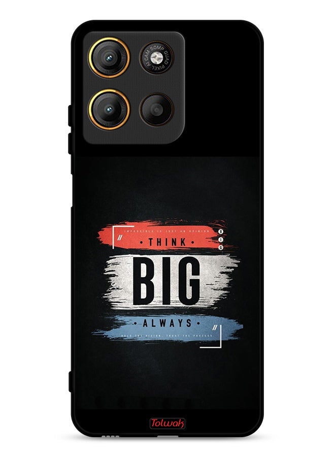 Tolwak Motorola Moto G15 Protective Case Cover Think Big Always