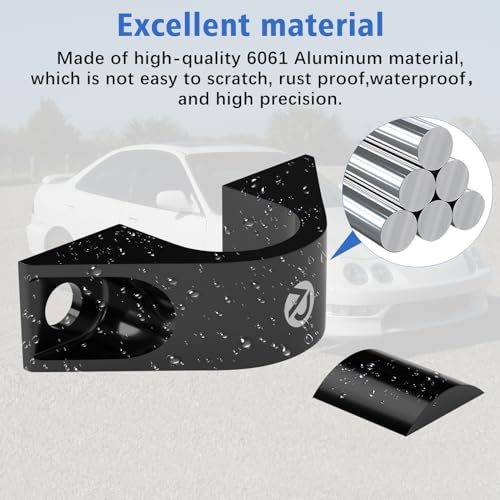 Alpha Rider Manual Steering Bracket for Honda Civic EG or Acura Integra Black Power Steering Aluminum Bracket - Image 3