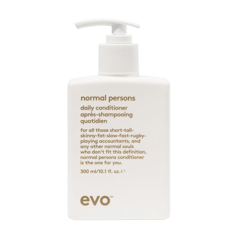 EVO Normal Persons Daily Care Conditioner  Deeply Cleanses Removes Product BuildUp  Strengthens All Hair Types  300ml  101floz