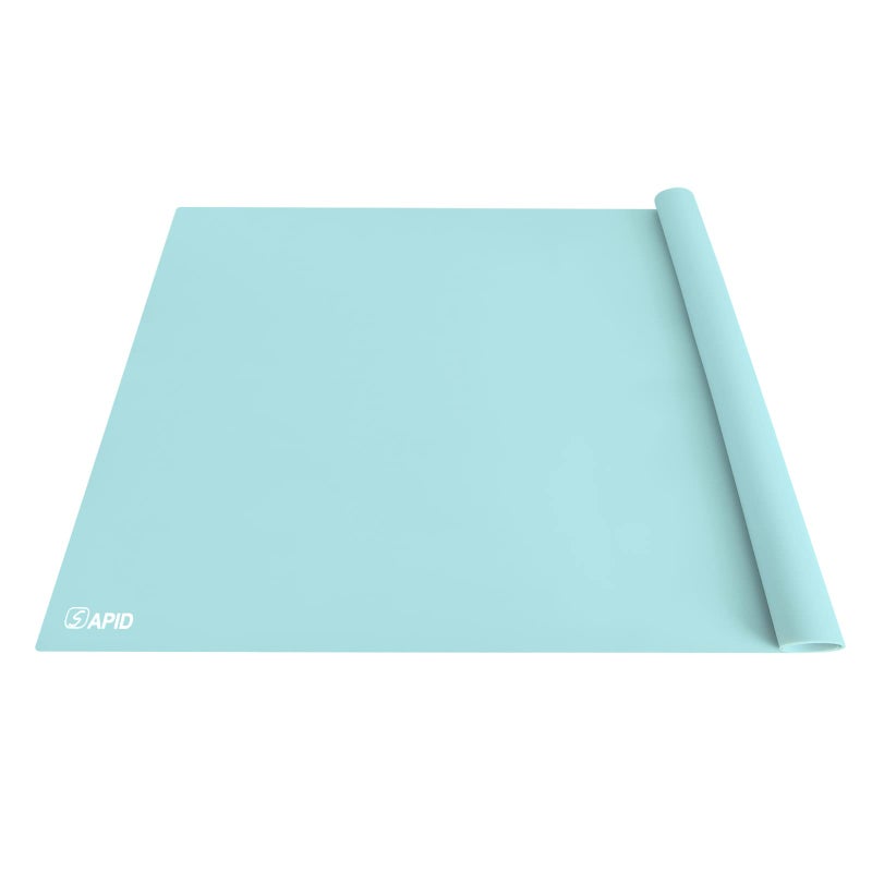 Extra Large Silicone Mat 36 x 24 Place Mats Heat Resistant Mat for Kitchen Countertop Protector Thick Placemats Washable Silicone Mats for Kitchen Counter Mat Dining Table Mat Mint Green Sapid