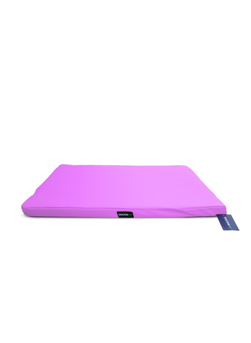 DOCTERPET Doctor Pet Gelato Series Crate Mattress Small - 46x61x6cm - Lilac - Soft Washable Fabric, Cooling Effect, Eco-Friendly Fill, Non-Slip Base - Ideal for Cats & Small Dogs - Image 1