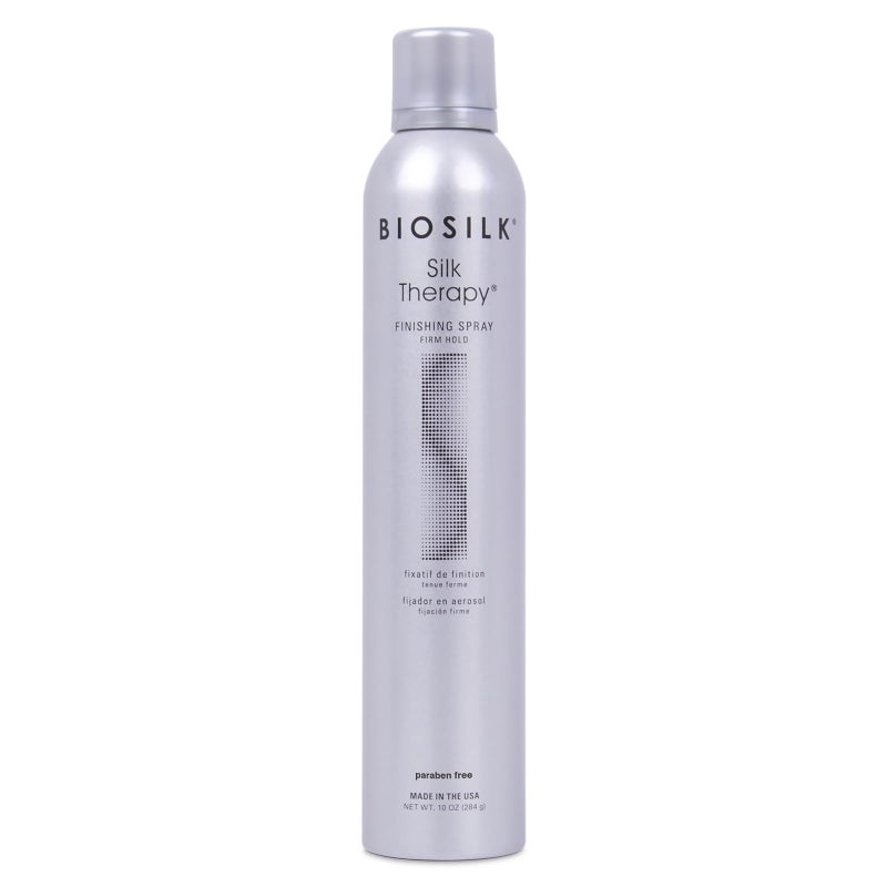 BioSilk Silk Therapy Finishing Spray Firm Hold, Strong-Hold Hairspray For Long-Lasting Styles, Sulfate, Paraben, & Cruelty-Free, 10 Oz - Image 1