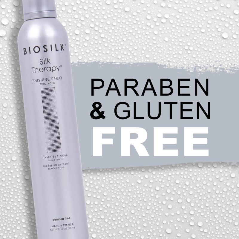 BioSilk Silk Therapy Finishing Spray Firm Hold, Strong-Hold Hairspray For Long-Lasting Styles, Sulfate, Paraben, & Cruelty-Free, 10 Oz - Image 5