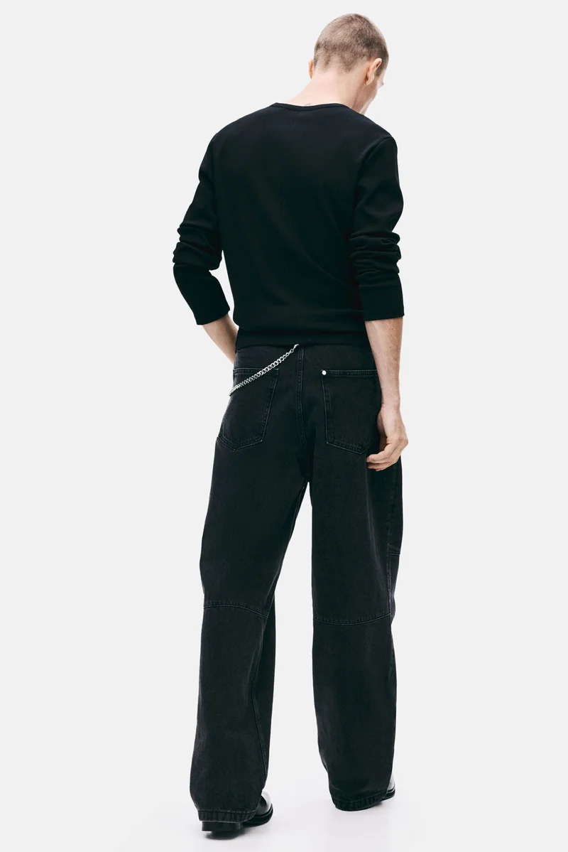 H&M  Baggy darted jeans for Men | Best Price UAE